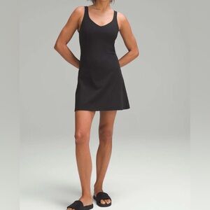 Lululemon Athletica Black Sleeveless V-Neck Sundress